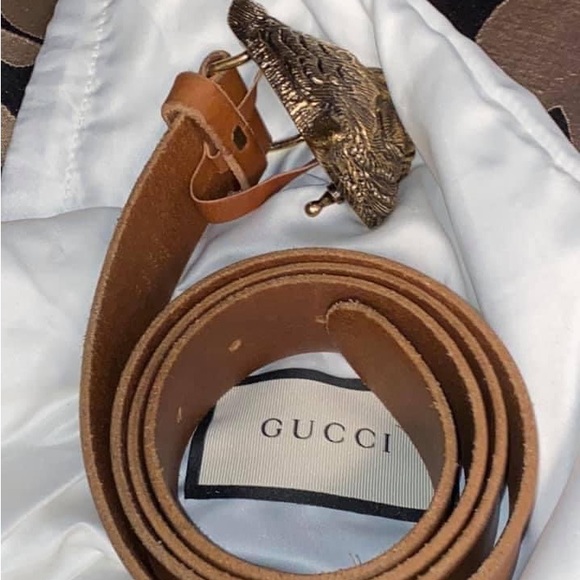 Gucci Foxhead leather belt - 95cm/38 inches - Picture 16 of 16